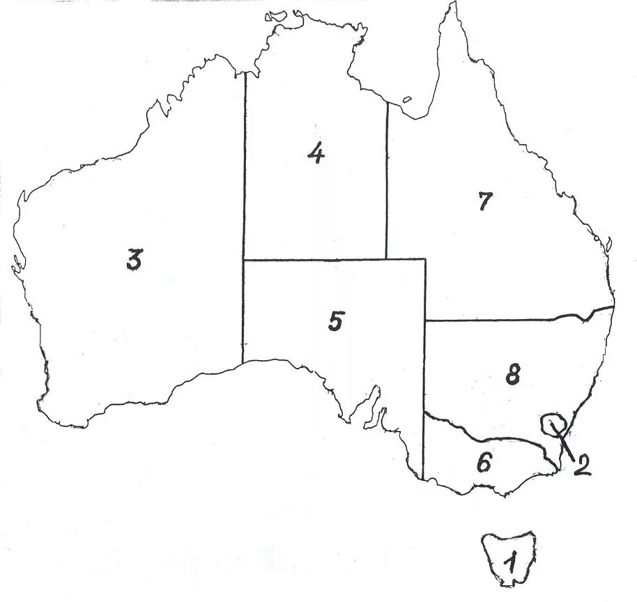 Гп австралийского союза. Административно-территориальное деление Австралии. АТД Австралии. Территориальное деление Австралии. Контурная карта Австралии.