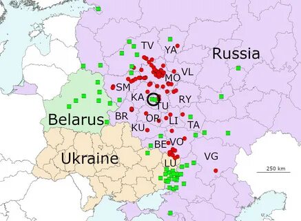 16 областей