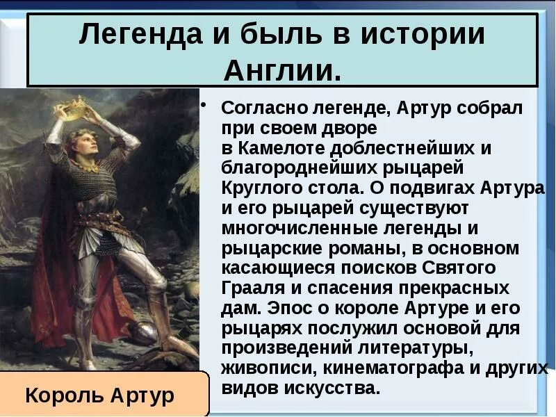 Сообщение о короле Артуре и рыцарях круглого стола. Легенда о короле Артуре и рыцарях круглого стола 6 класс. Легенда об Артуре. Легендарные правды