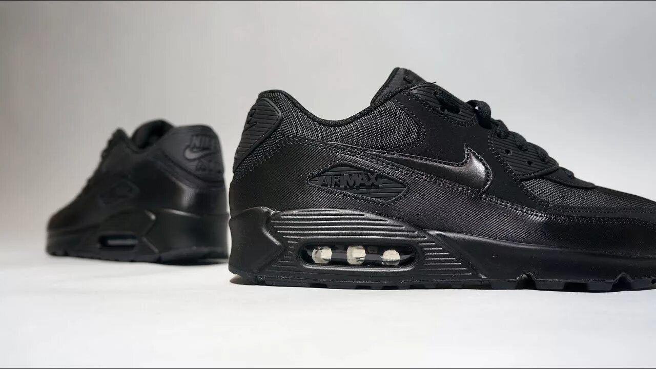 Nike air max 90 essential white. Air max 90 black оригинал. Nike air max 90 черные мужские. Найк 90 черный. Nike air max 90 essential black.