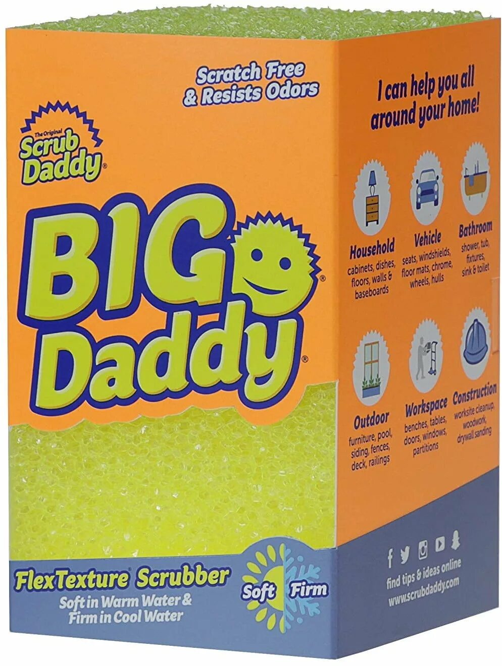 Scrub daddy. Scrub daddy губка. scrubber daddy. скраб дэдди.