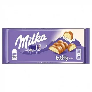 Милка белый пористый