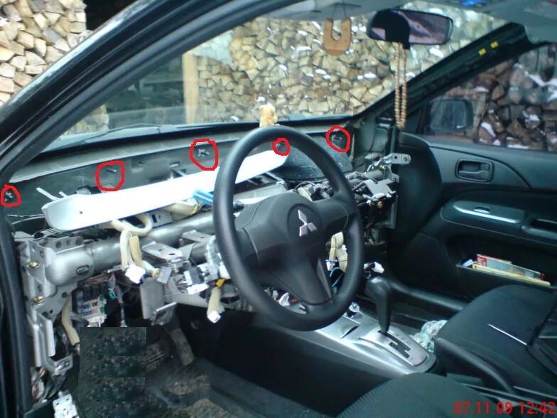 Снятие руля митсубиси лансер 9 Sarma-Auto.ru