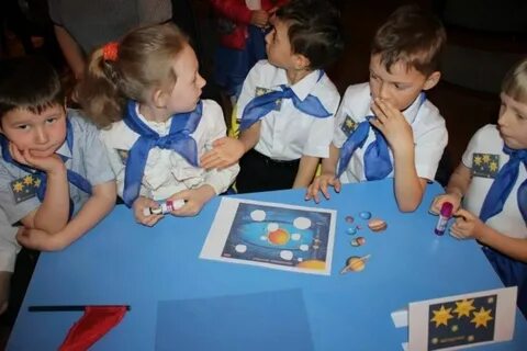 Интеллектуальная игра для детей космос