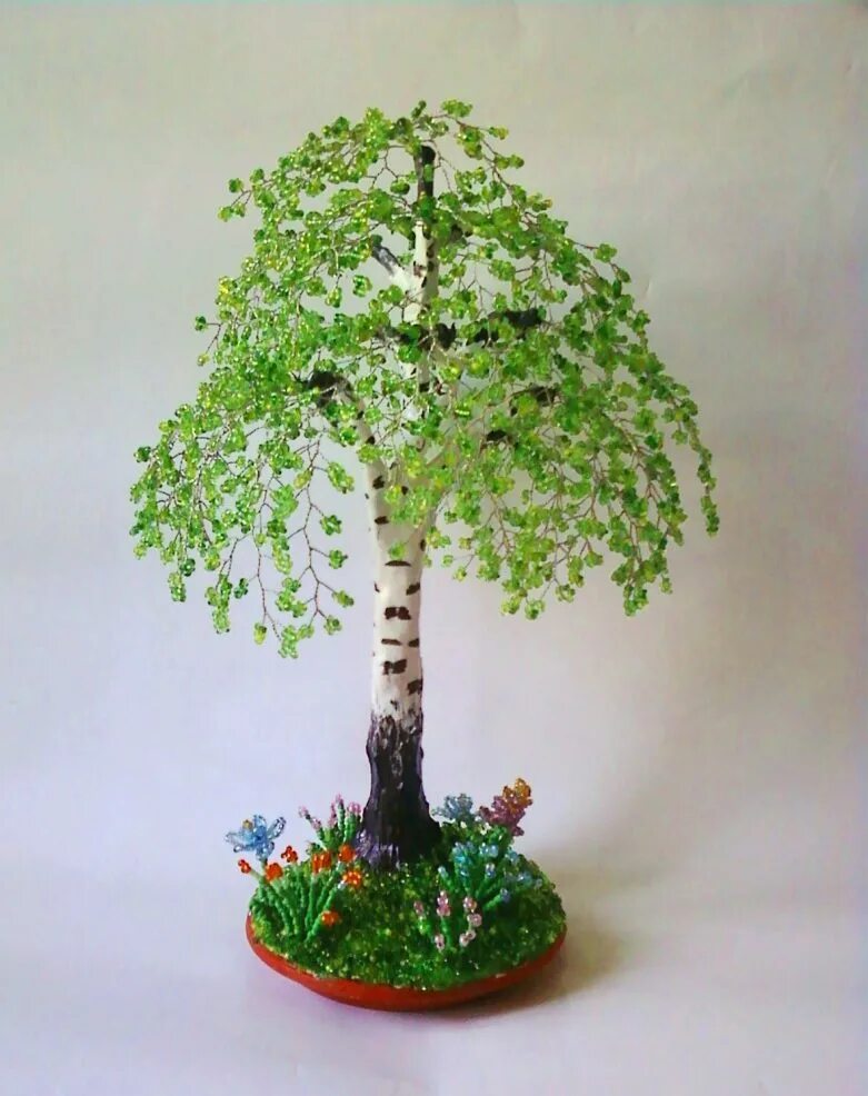 Поделка береза. Поделка береза. Как сделать березку. Береза из бумаги. Бисерное дерево береза.