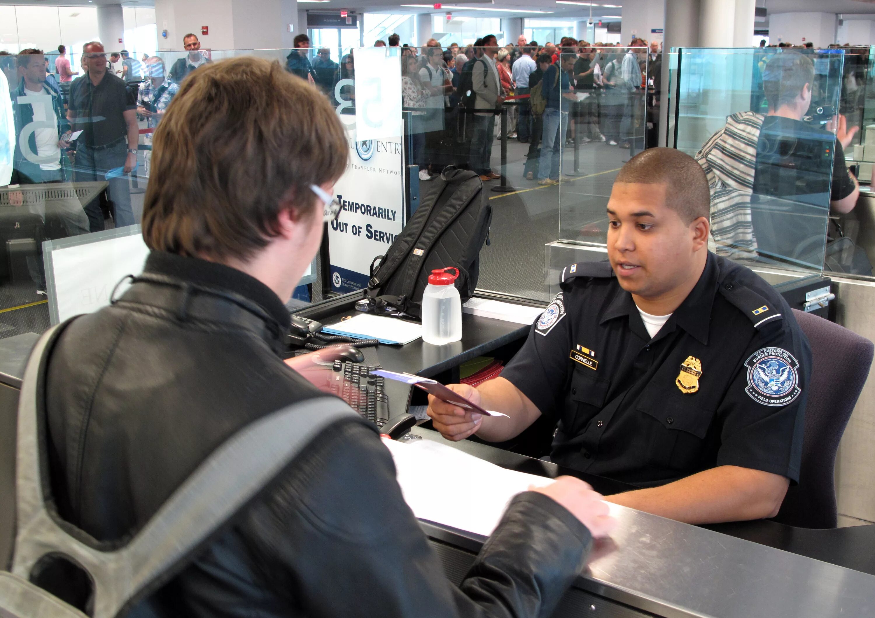 Passing customs