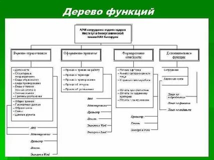Дерево функций