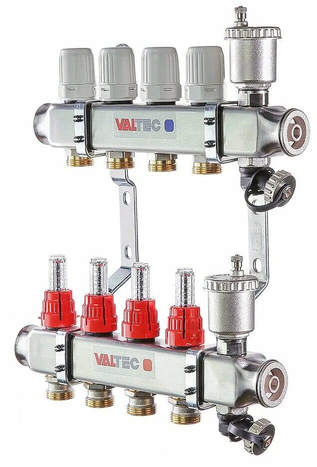 Расх. Kb007 коллекторная группа tim. Расходомер для коллектора теплого пола vieir. 0609. Zl101-4 коллекторная группа с расходомерами 1" х 4 вых (нержавейка) zoll.