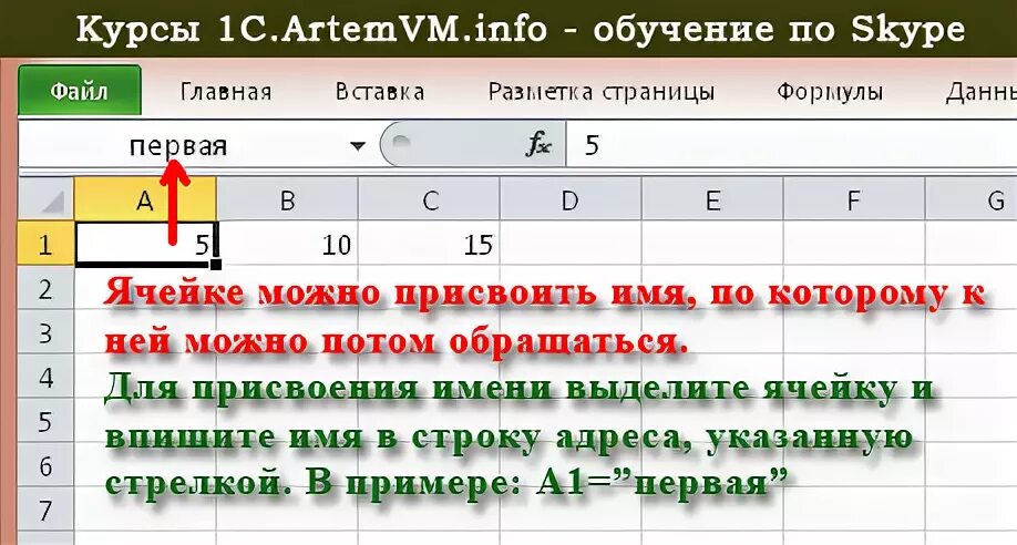 Ms excel как формируется адрес ячейки. Присвоить имя ячейке excel. имя ячейки в excel. присвоить имя в excel. имя строки в excel.