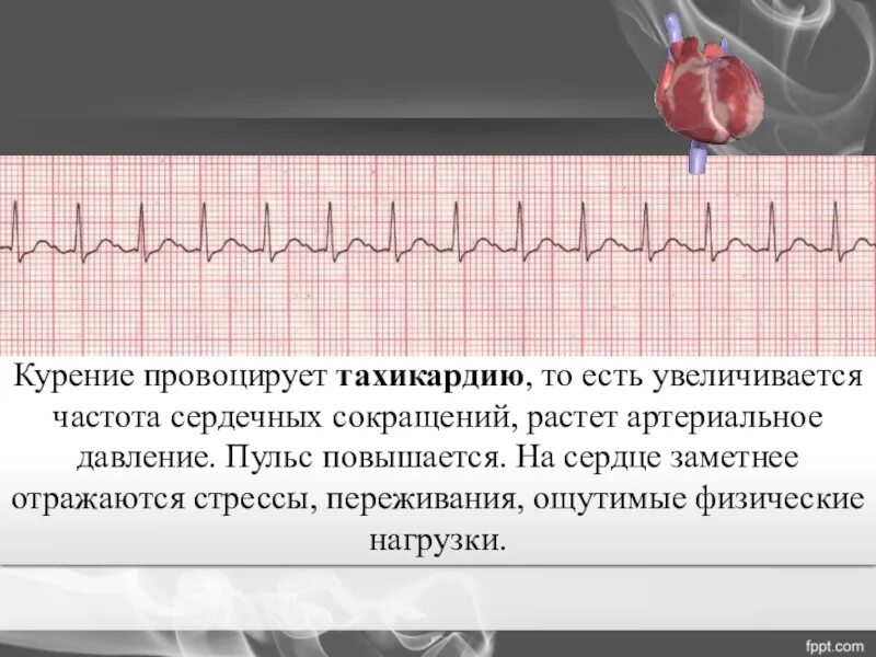 Тахикардия от курения сигарет. Учащенное сердцебиение. Тахикардия пульс. Сильно повышается пульс