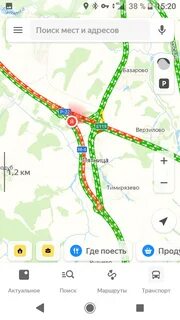 Трасса м4 пробки на карте