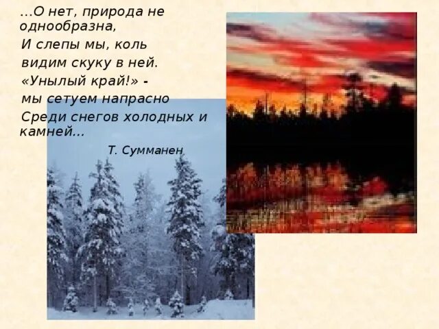 стихи поэтов карелии