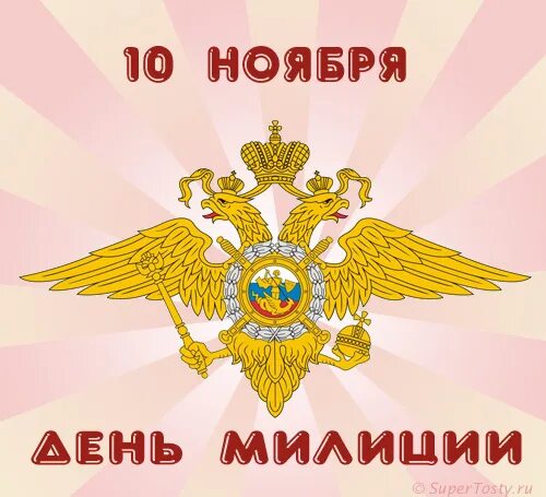 День рождения 10 ноября. С днем милиции. 10 Ноября день милиции. День милиции плакат. Полиция открытки.