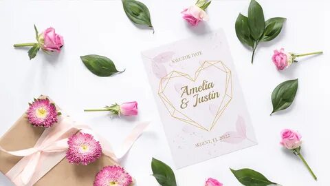 Мокап цветы