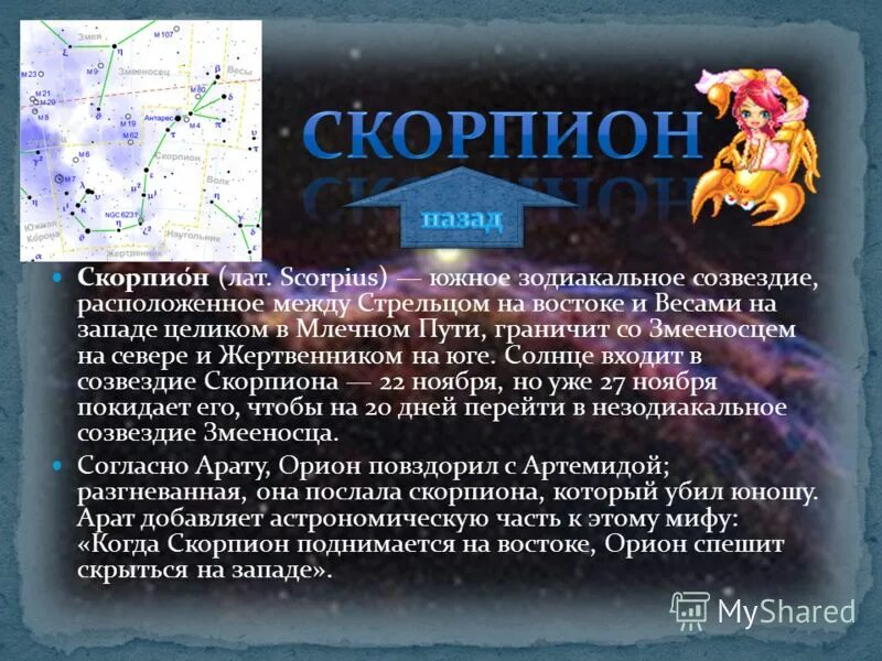 Гороскоп скорпион 5 апреля