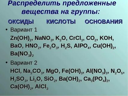 Как определить соли кислоты основания в химии