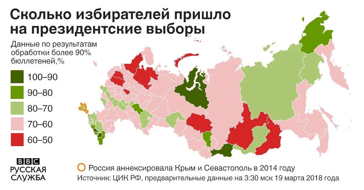 Сколько пришло на выборы президента