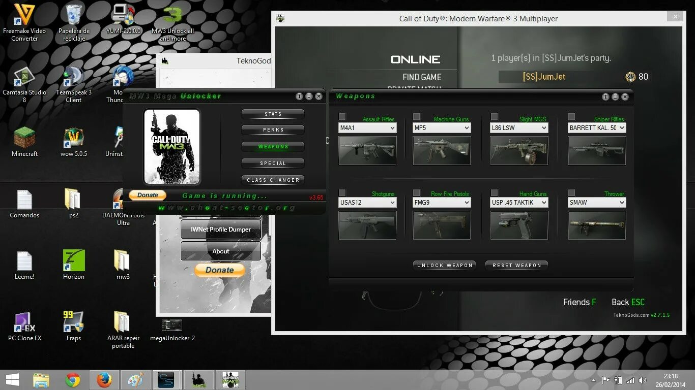 Установить мультиплеер. Мультиплеер mw3 teknogods. модем варфаер 3.