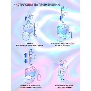 Как заправлять атомайзер для духов правильно