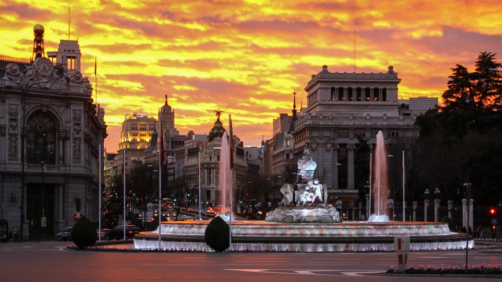 Plaza de Cibeles, Madrid, Spain jigsaw puzzle Madrid attractions, Madrid, Spain