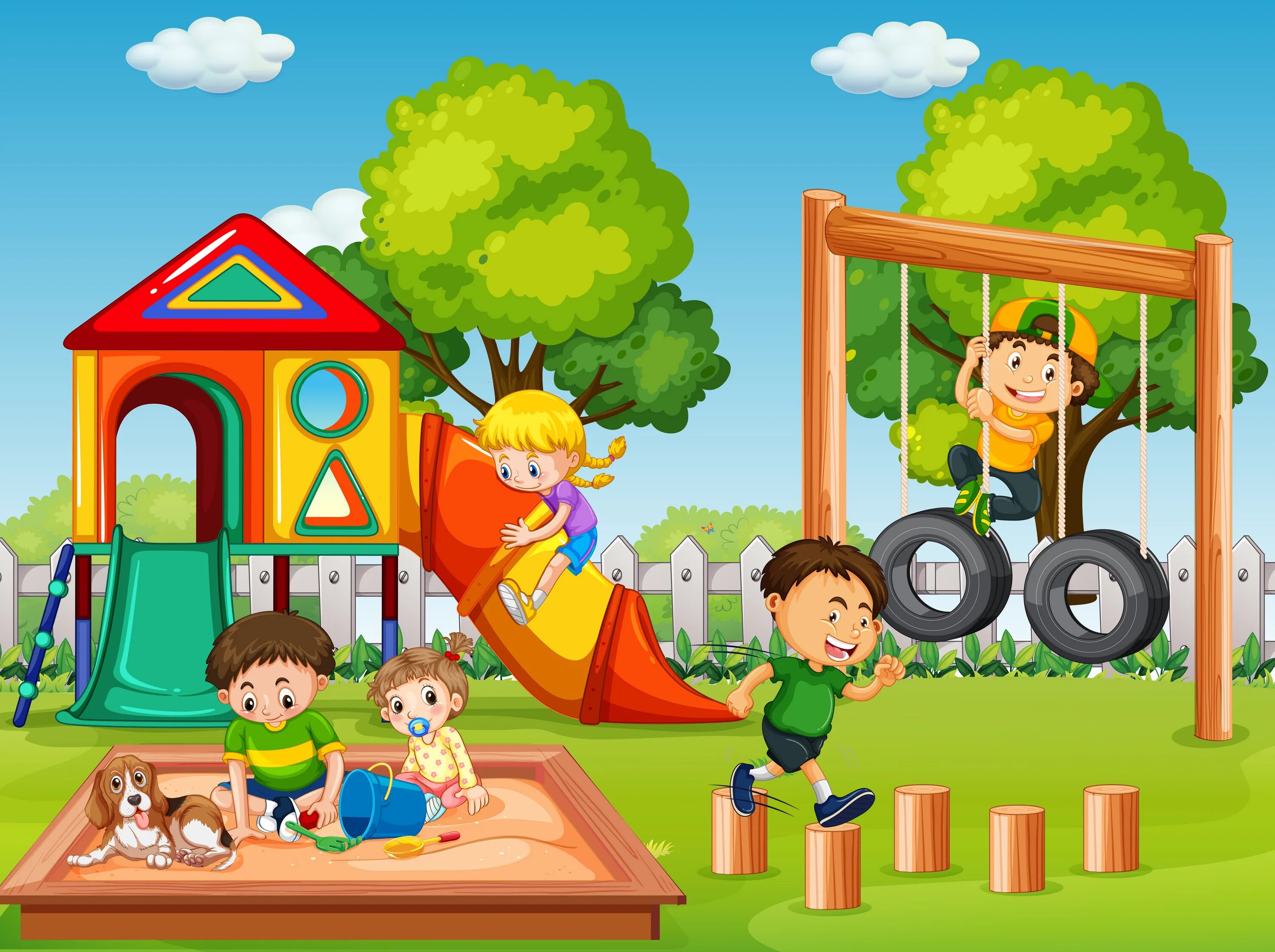 Playground все открыто