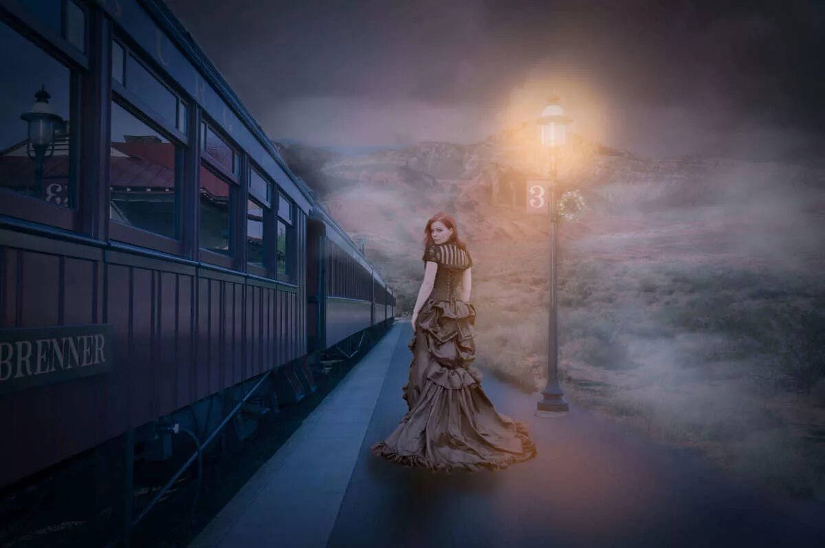 песня на перроне.