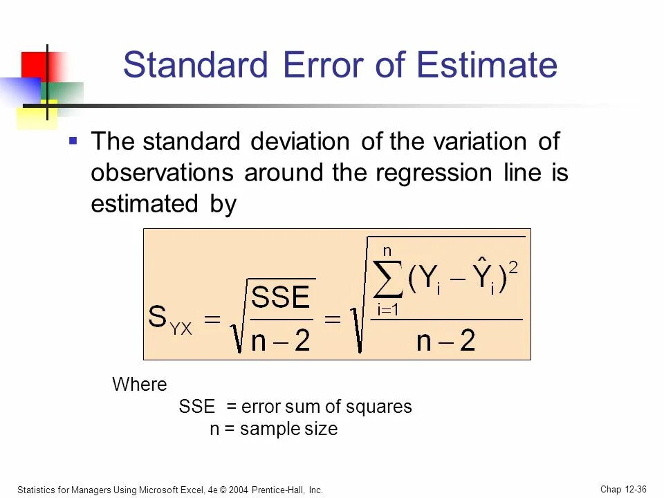 The standard error. Estimated standard error. standard error of the regression. standard error formula. standard error standard deviation.