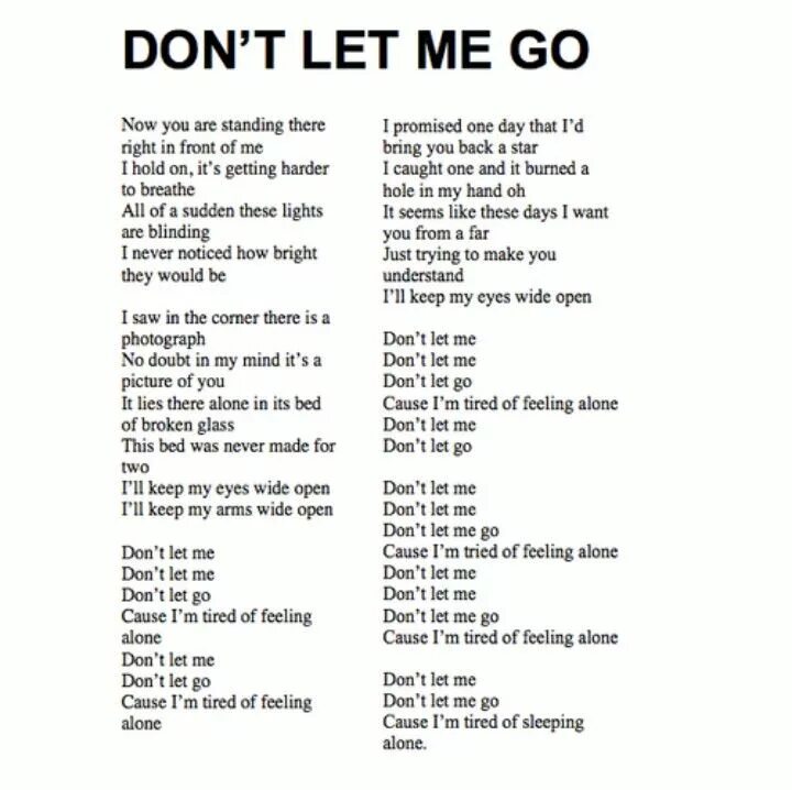 Don t let them in. It can't go on. Названия английских песен. Lets go перевод. Never Let you go текст.