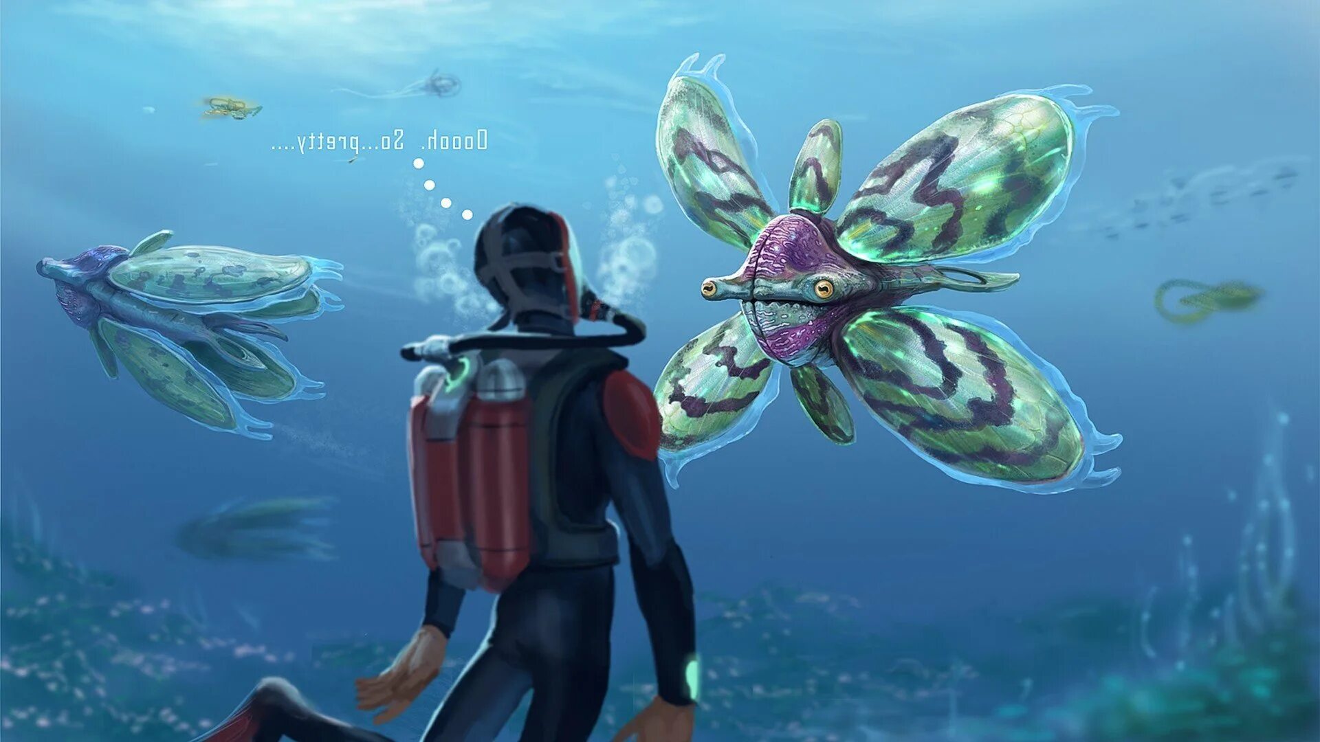 Сабнатика поиграть. Райли робинсон subnautica. морской венец сабнатика. рыба гипнотизер сабнатика. император сабнатика.