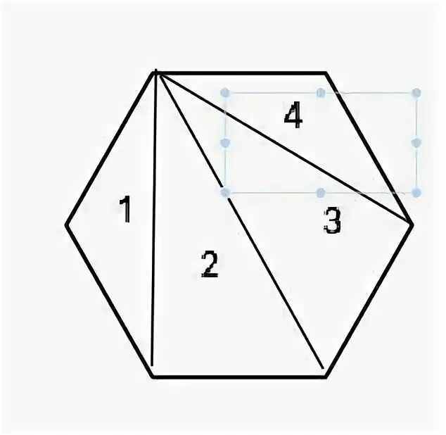 Вершина шестиугольника