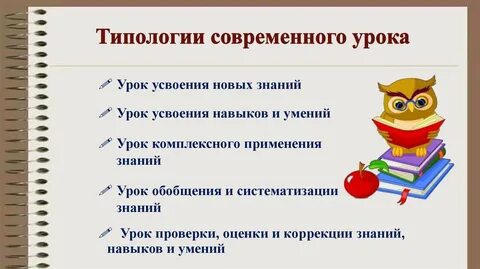 Урок усвоения знаний