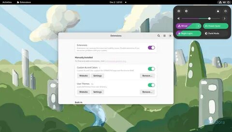 Fedora 39 gnome
