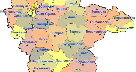 Индекс г семилуки воронежской