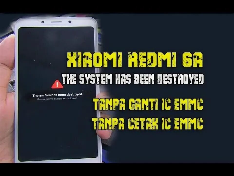 The system has been destroyed xiaomi redmi