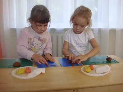 Лепка с родителями в детском саду