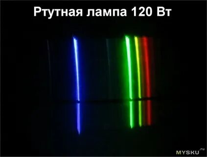 Спектр ртутной лампы