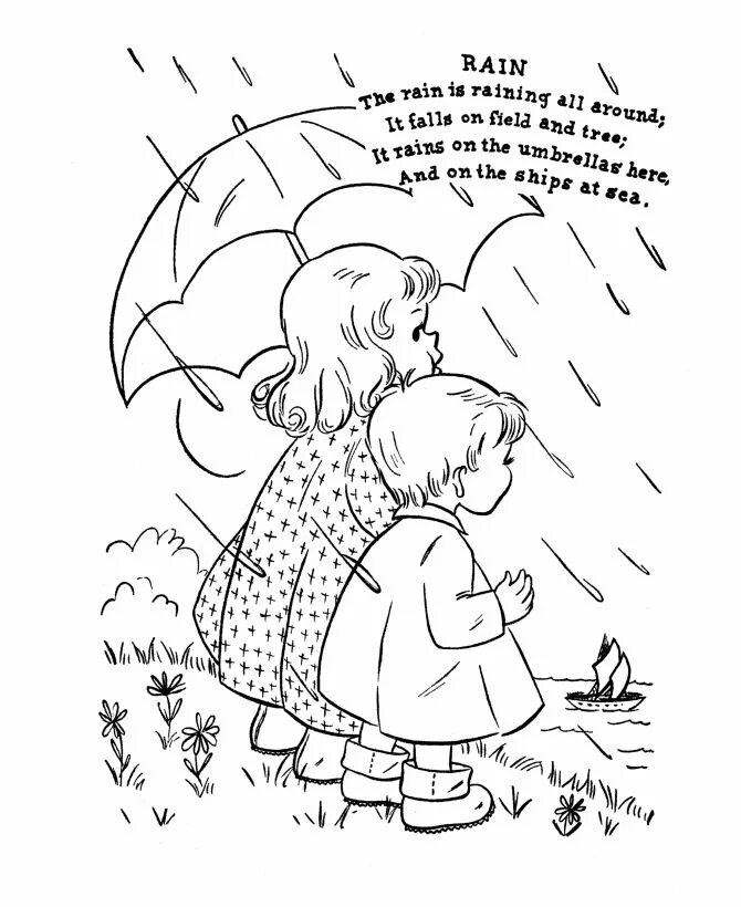 Осеева до первого дождя раскраска. Дождик раскраска для детей. Дождь раскраска для детей. Раскраска к рассказу Осеевой до первого дождя.