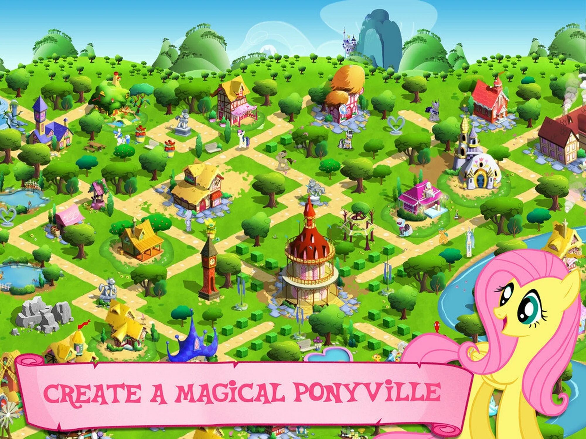 Моя маленькая принцесса пони игра. My little Pony магия принцесс Понивилль. Игра my little Pony понивиль карта. Игра my little Pony Gameloft. My little Pony Gameloft Ponyville.