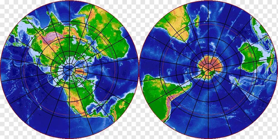 Азимутальная проекция Южного полюса. Азимутальная проекция Северный полюс. Северное полушарие Северный полюс Южный полюс. Южное полушарие земли. Карта материков южного полушария