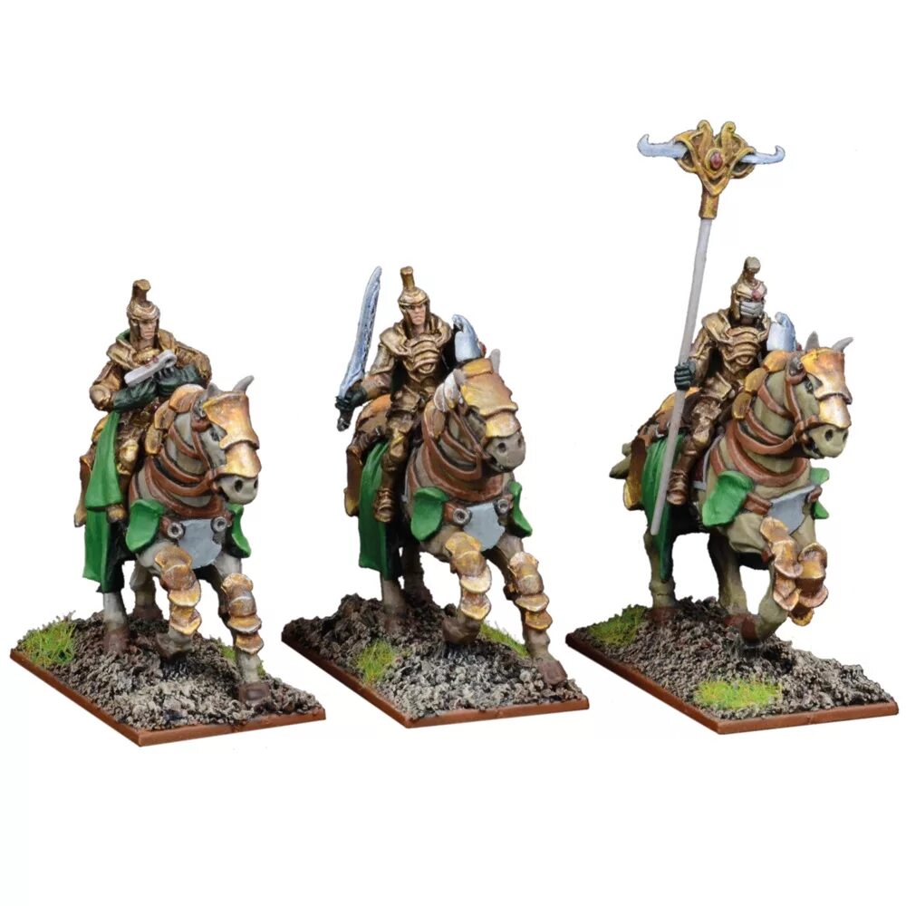 Battle units. Mantic Miniatures Elves Tallspears Regiment. Миниатюры варкрафт кавалерия.