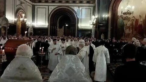 Кого сегодня отпевали в храме христа спасителя