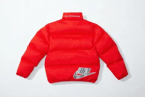 Пуховик supreme x jordan