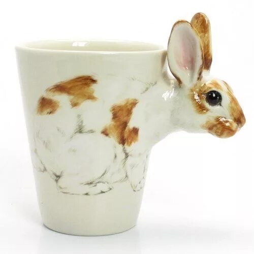 Rabbit cup. Кружка кролик. Кролик в чашке. Кружки с кроликом. Кролик из керамики миска.