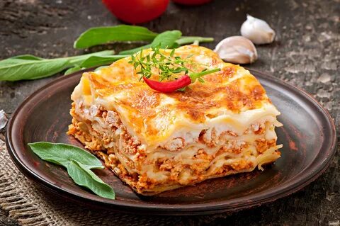 Итальянское блюдо из пластов