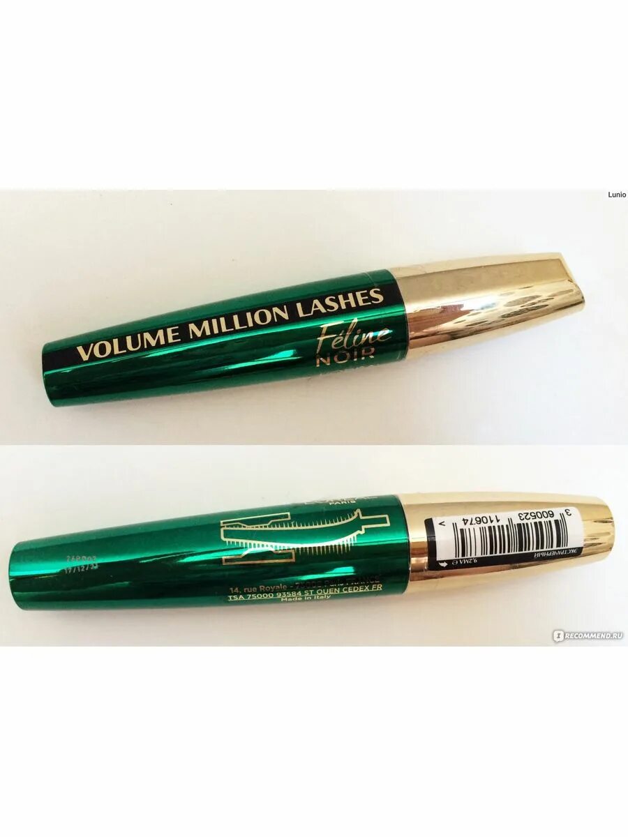 Тушь volume million lashes feline. Тушь Loreal Feline. Тушь лореаль зеленая. L'Oreal Paris тушь для ресниц Volume million Lashes Feline 9.2 мл.