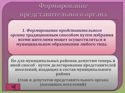 Проекты создания представительного органа в россии