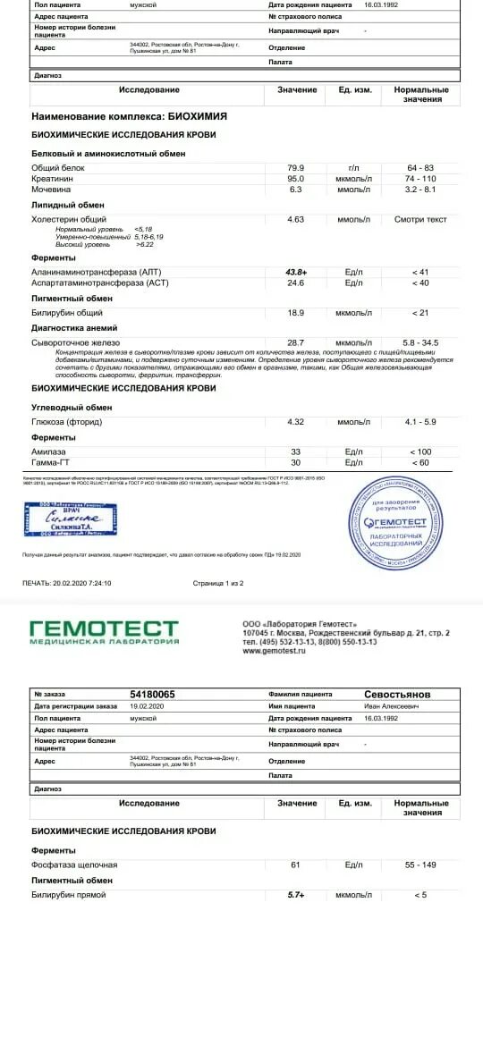Холестерин гемотест. Гемотест биохимический анализ.