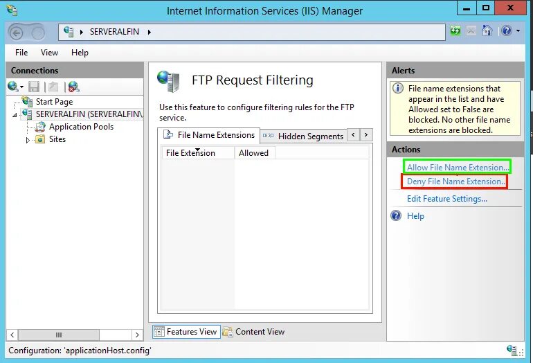 Allow files. Ftp запрос. iis request filtering. ftp smb клиент. file allow.