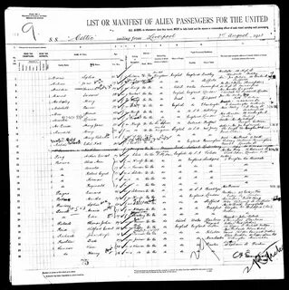 Detailed manifest