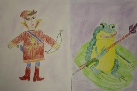 Сказки любимая нарисовать героев